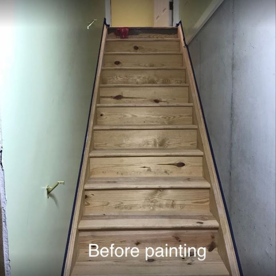 Interior painitng steps before