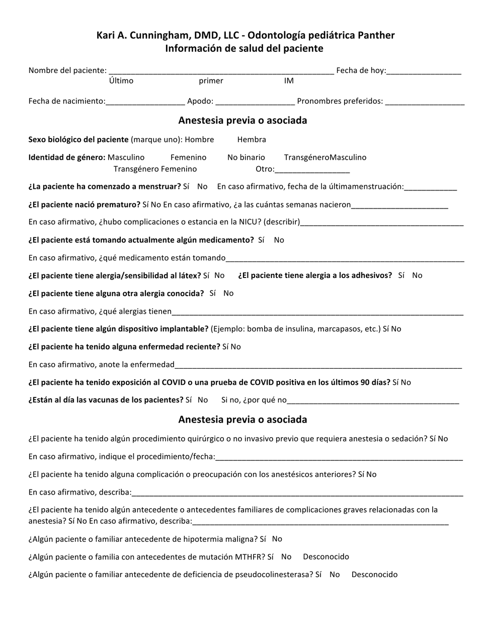 2026 np spanish med tx ppwk