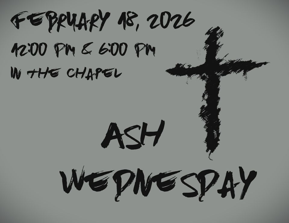 Ash wednesday times 2026
