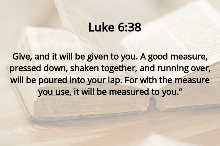Luke 6 38