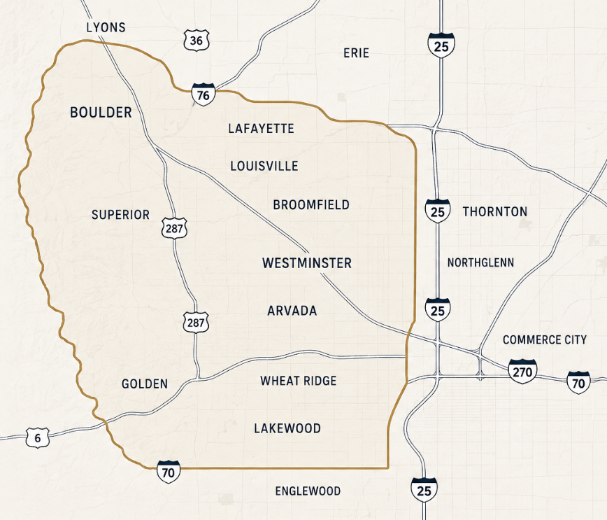 Nw denver map