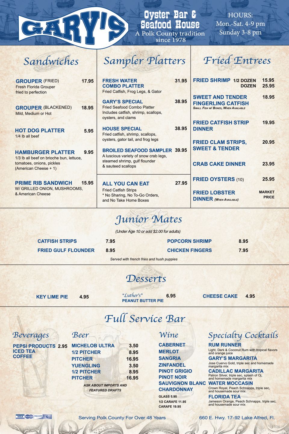 10h x 15w garys oyster menu 2  pages 03 2026 2