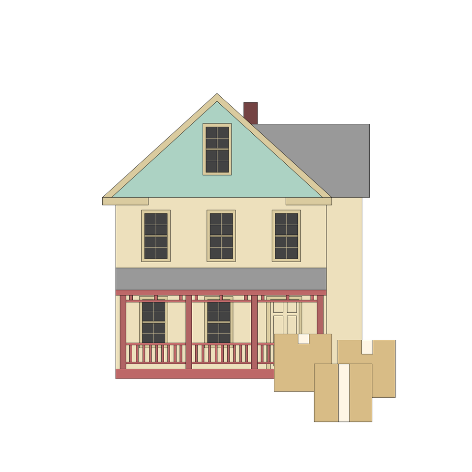 Residential decal square