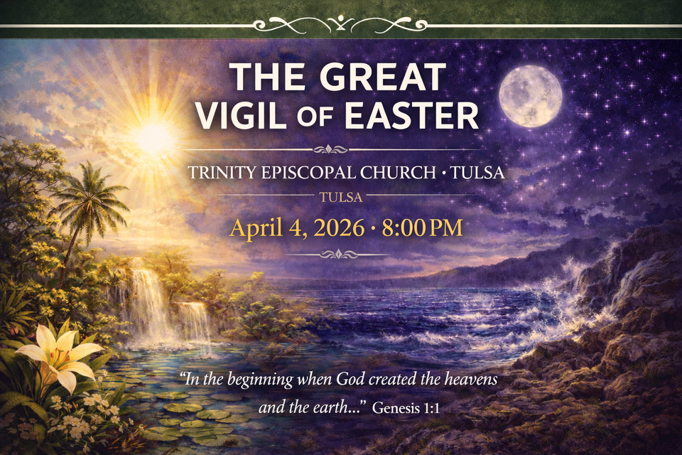 Easter vigil at trinity church