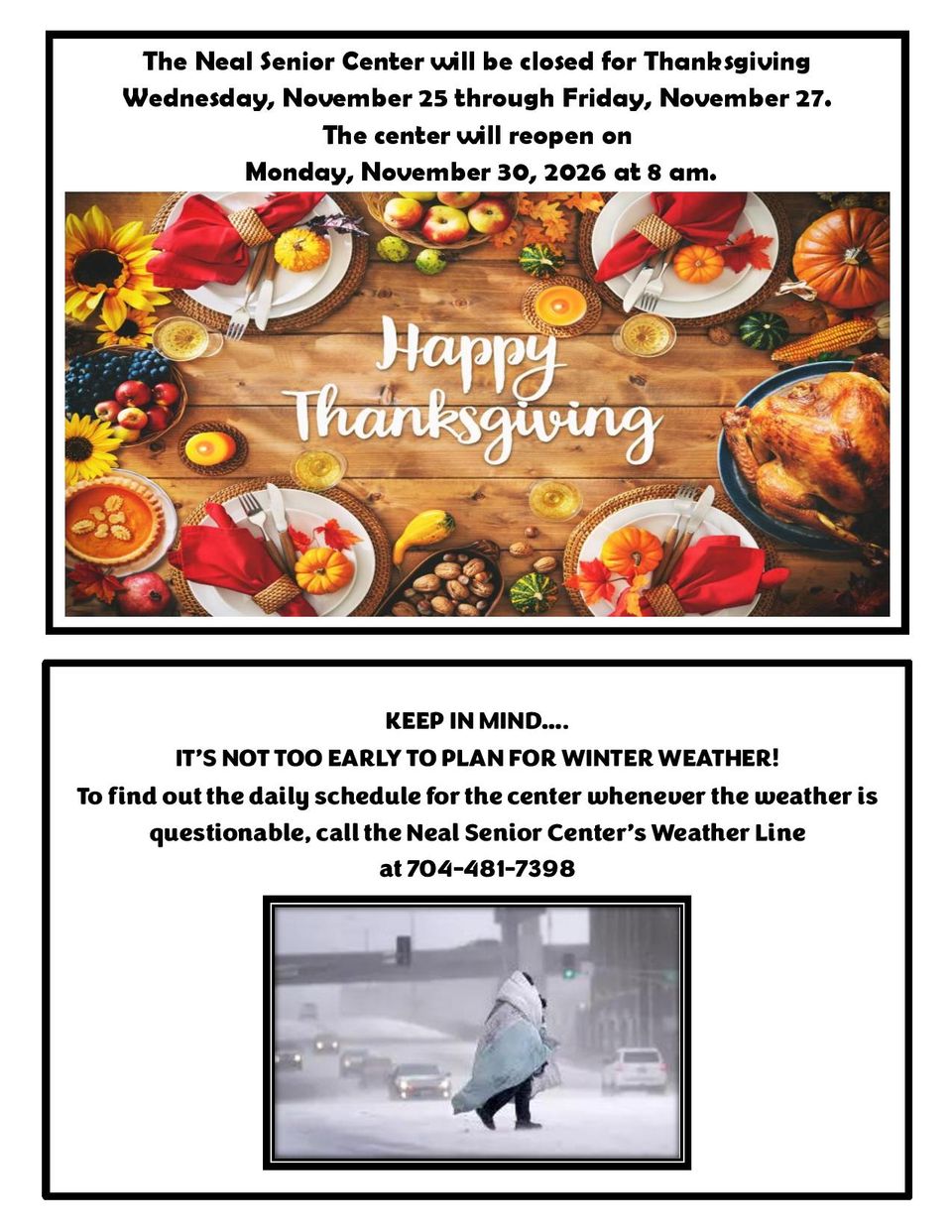 Poster happy thanksgiving and weather line info 2026 page 001