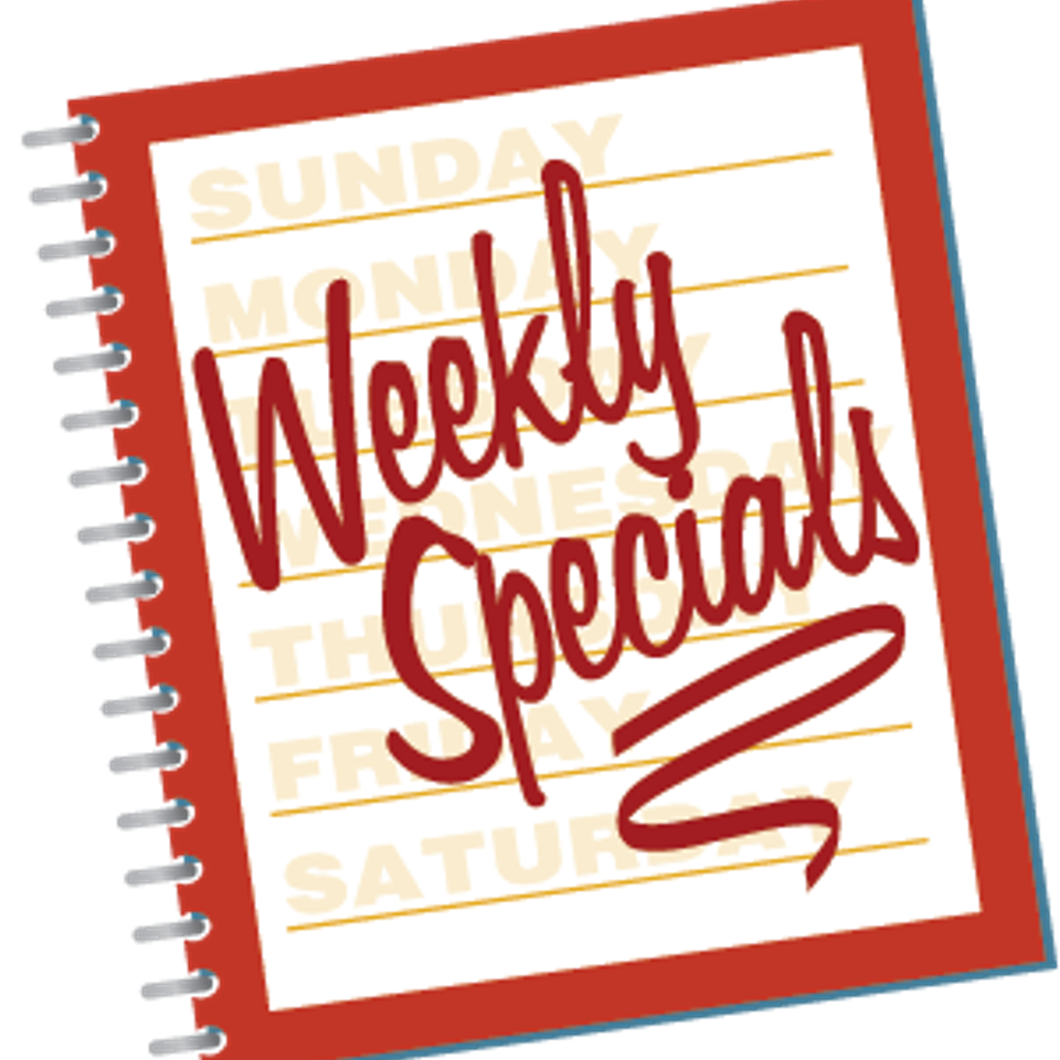  weekely specials