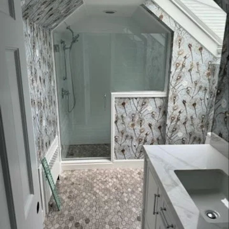 Shower work, done by Taurus Contracting of Suffolk County, NY
