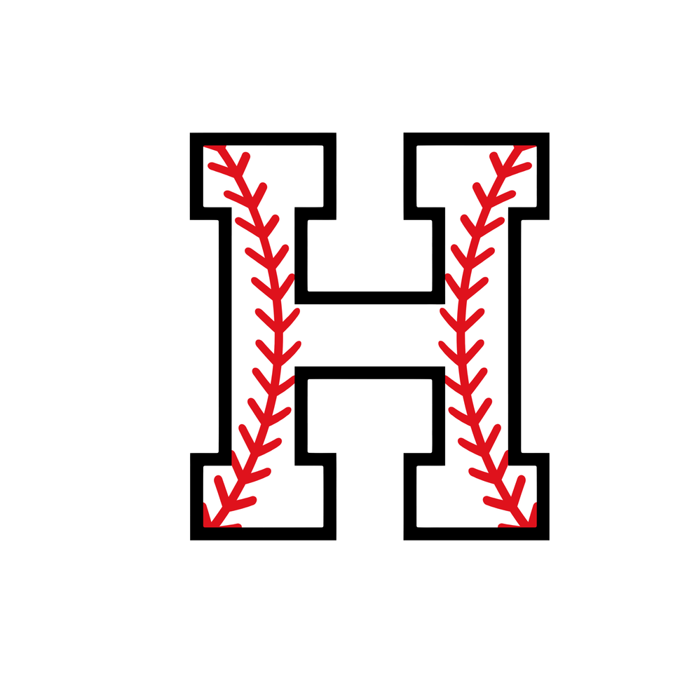 Sports   baseball letter h
