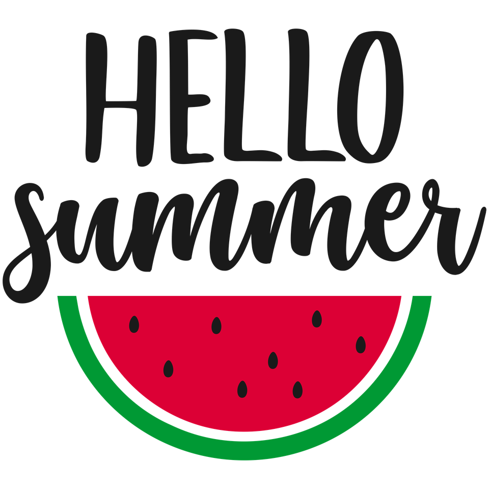 Beach   hello summer watermelon
