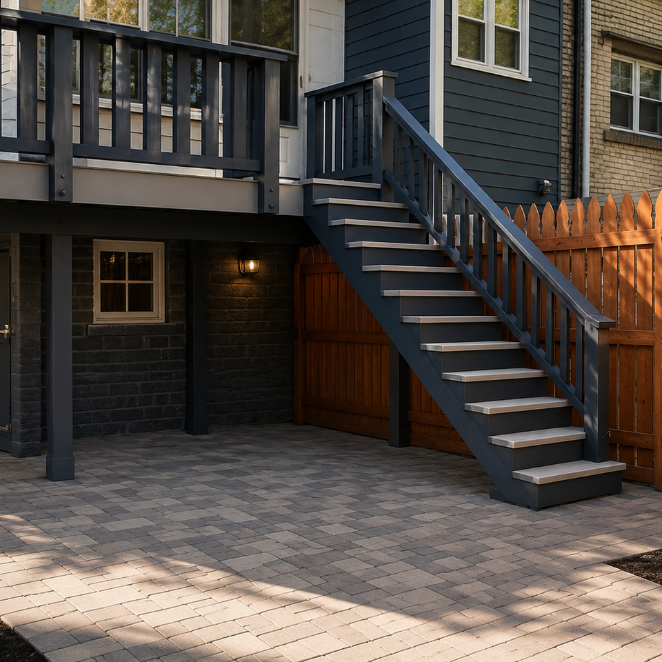 A beautifully painted home exterior showcasing the quality craftsmanship of Simply Professional Painting.