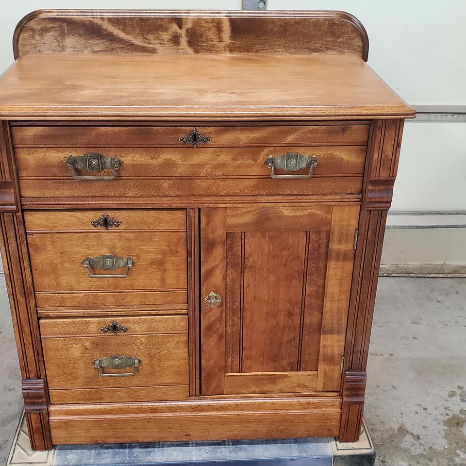 After picture of wash stand