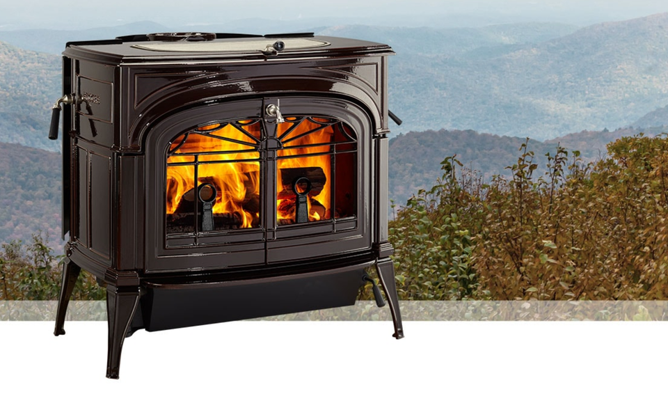 Encore wood burning stove