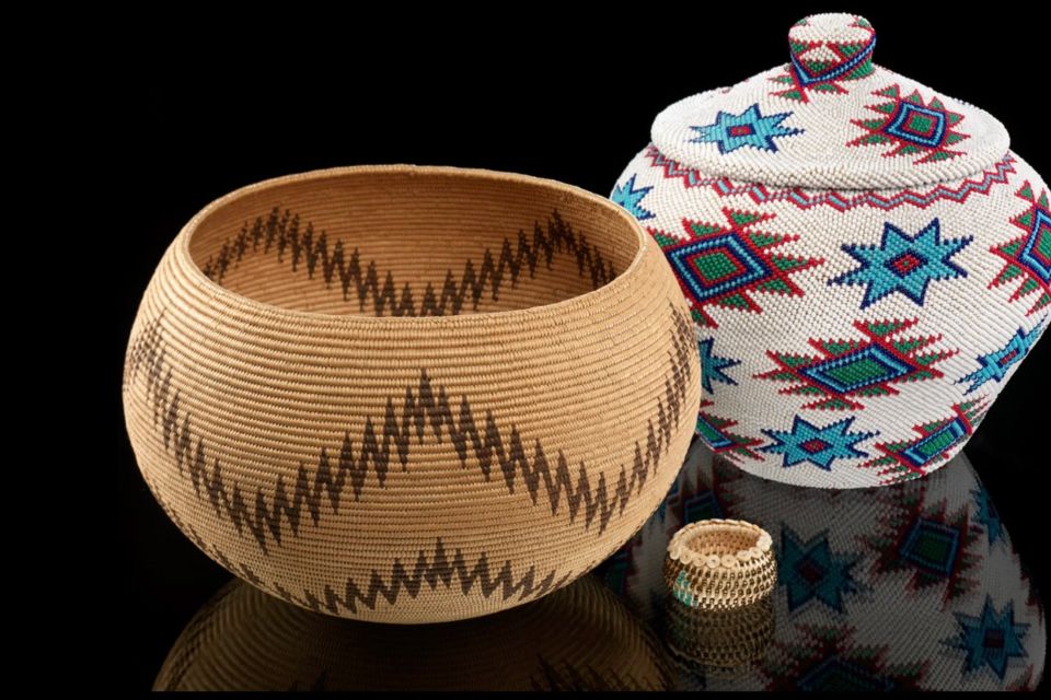Washoe Indian tribe baskets 