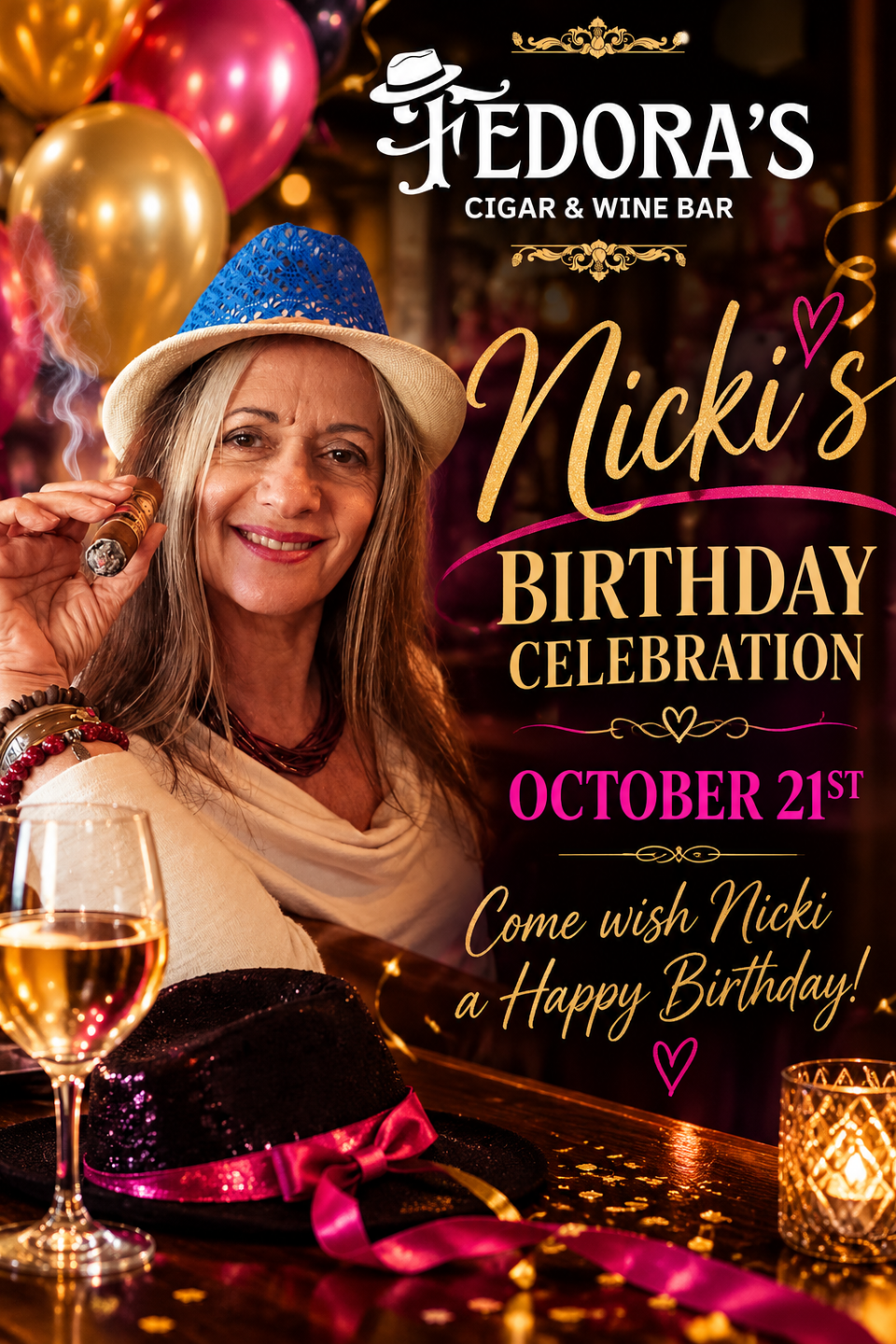 Nicki’s glamorous birthday celebration