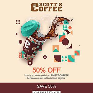 Email layouts template 14 example