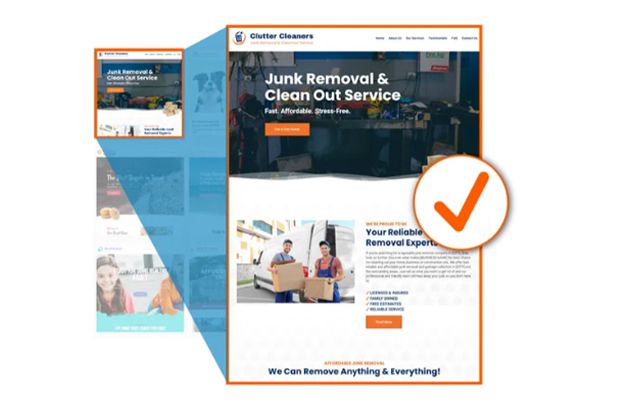 Small Business website design services