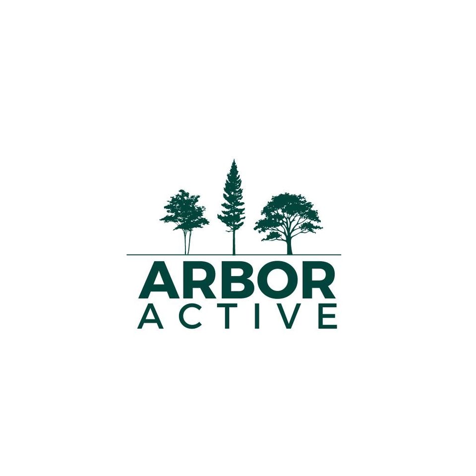 Arber active logo white
