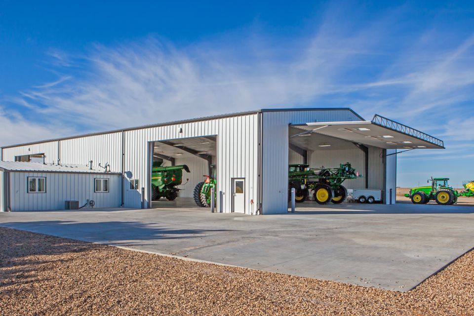 Tractor garage metal building