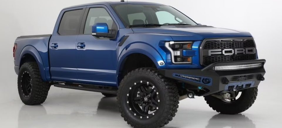 Blue truck