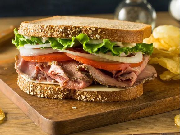 MCD Roast Beef sandwich