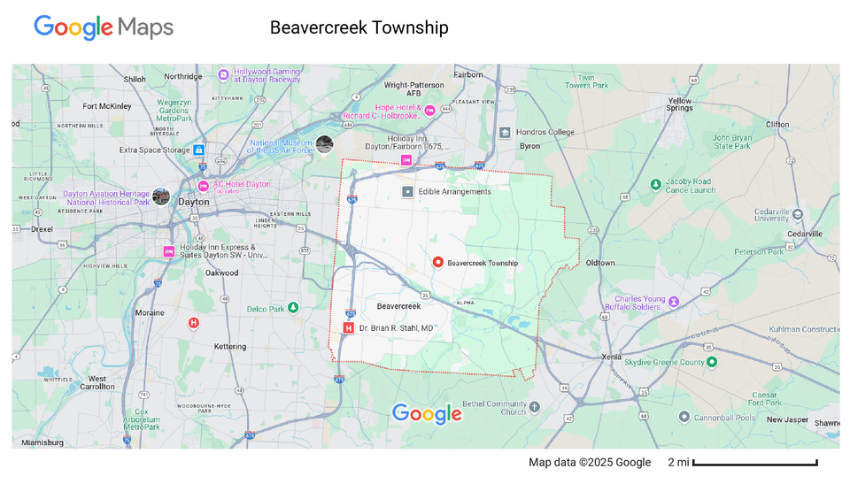 Beavercreek township   google maps