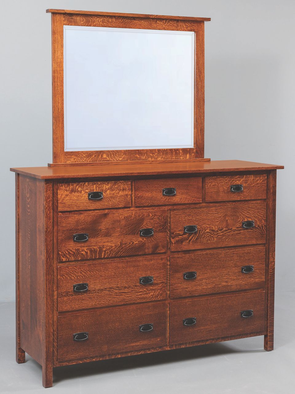 Fw elkins 608  dresser with 613b mirror cp y129517