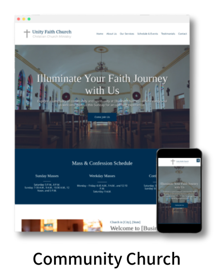 Free kanso mission   church websites (3)
