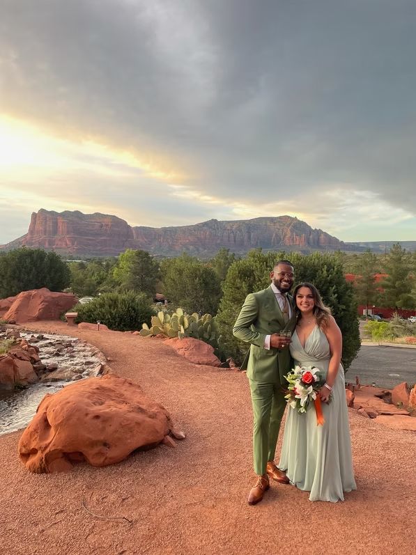 Desert wedding