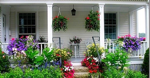 Front porch flowers