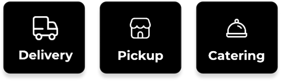 Deliver pickup catering (black)