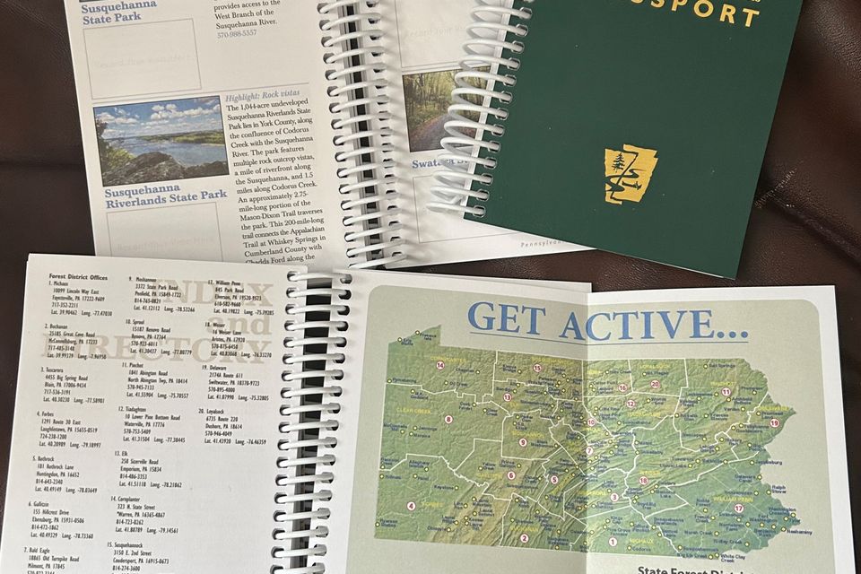 Pennsylvania State Parks and State Forests Passport. 