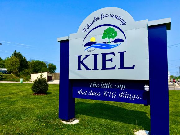 Kiel welcome sign
