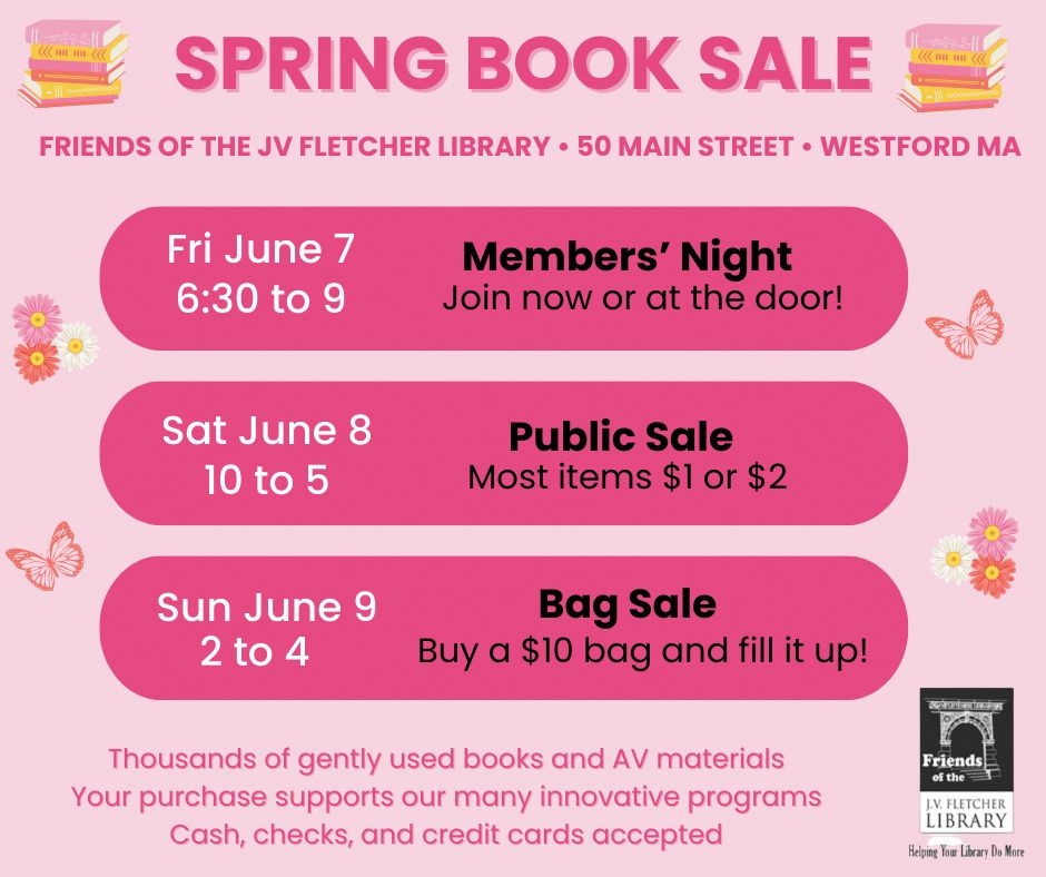 Spring book sale