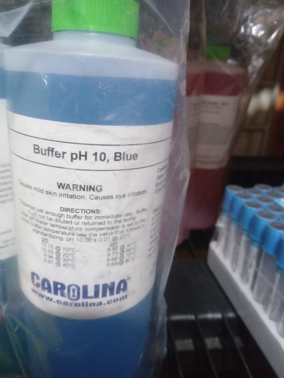 Buffer ph 10 blue