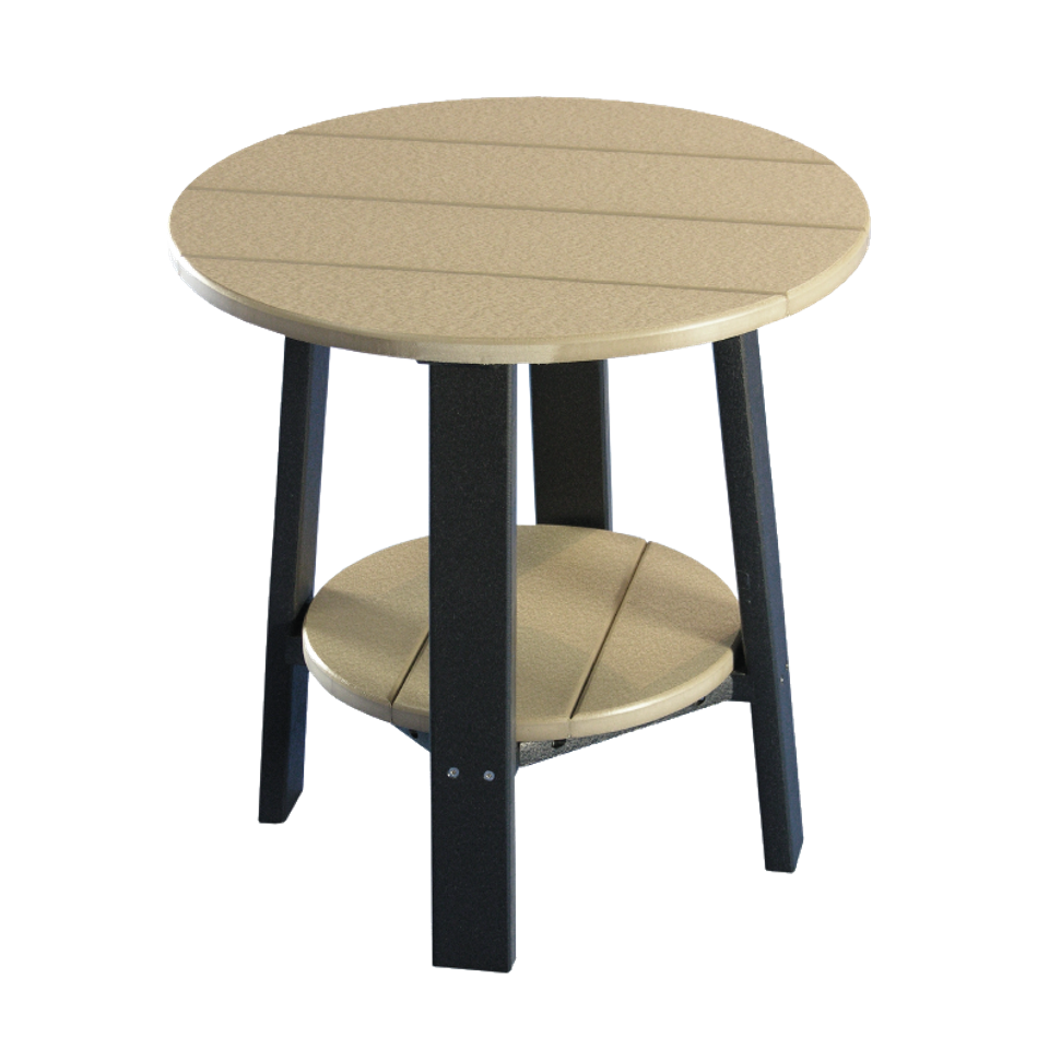 Hlf end table weatherwood