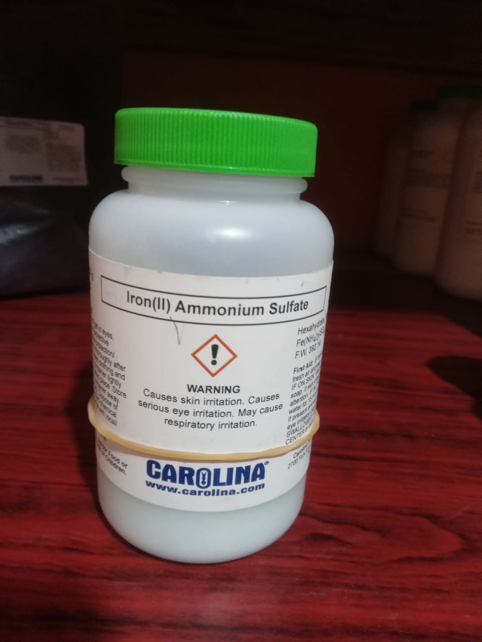 Iron ii ammonium sulphate