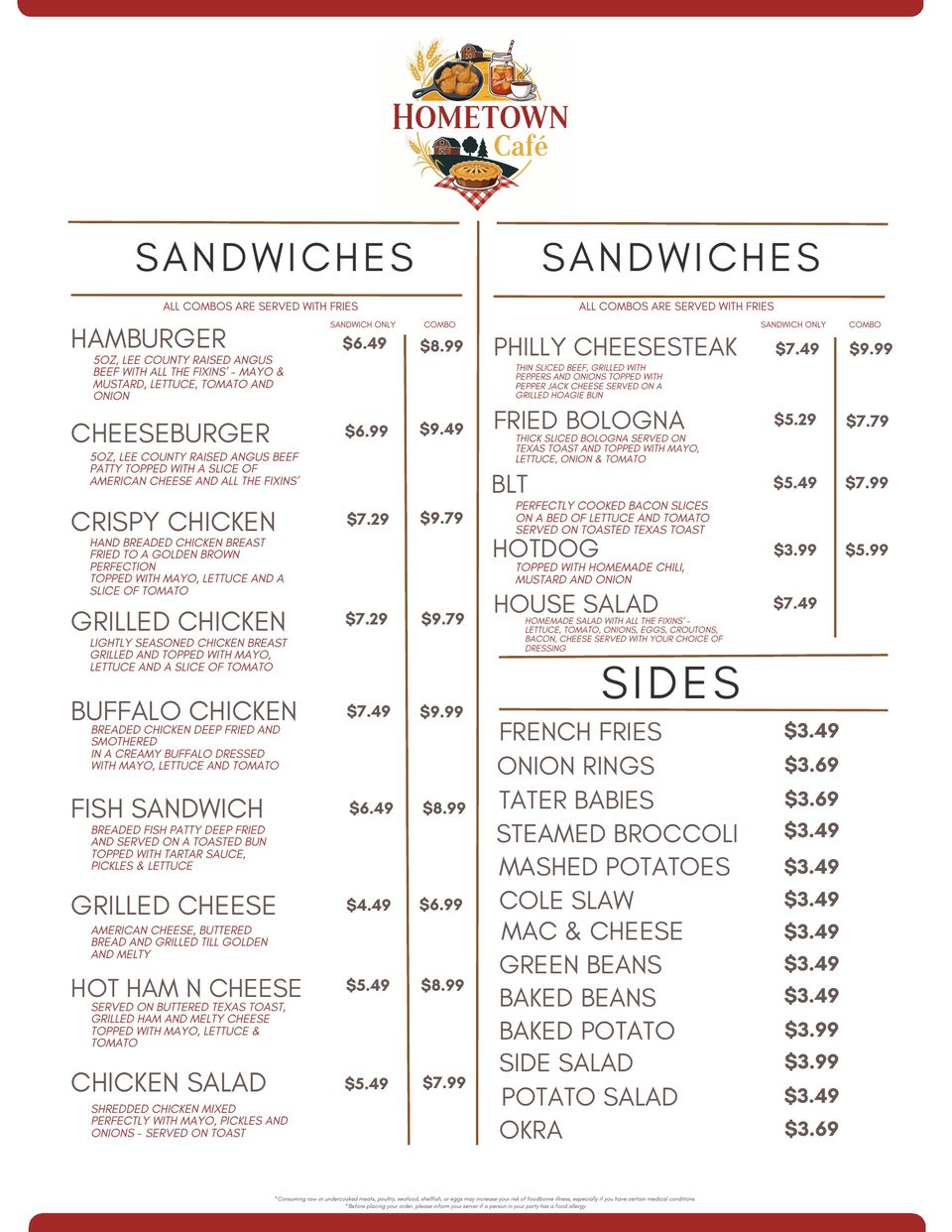 Hometown cafe page 2