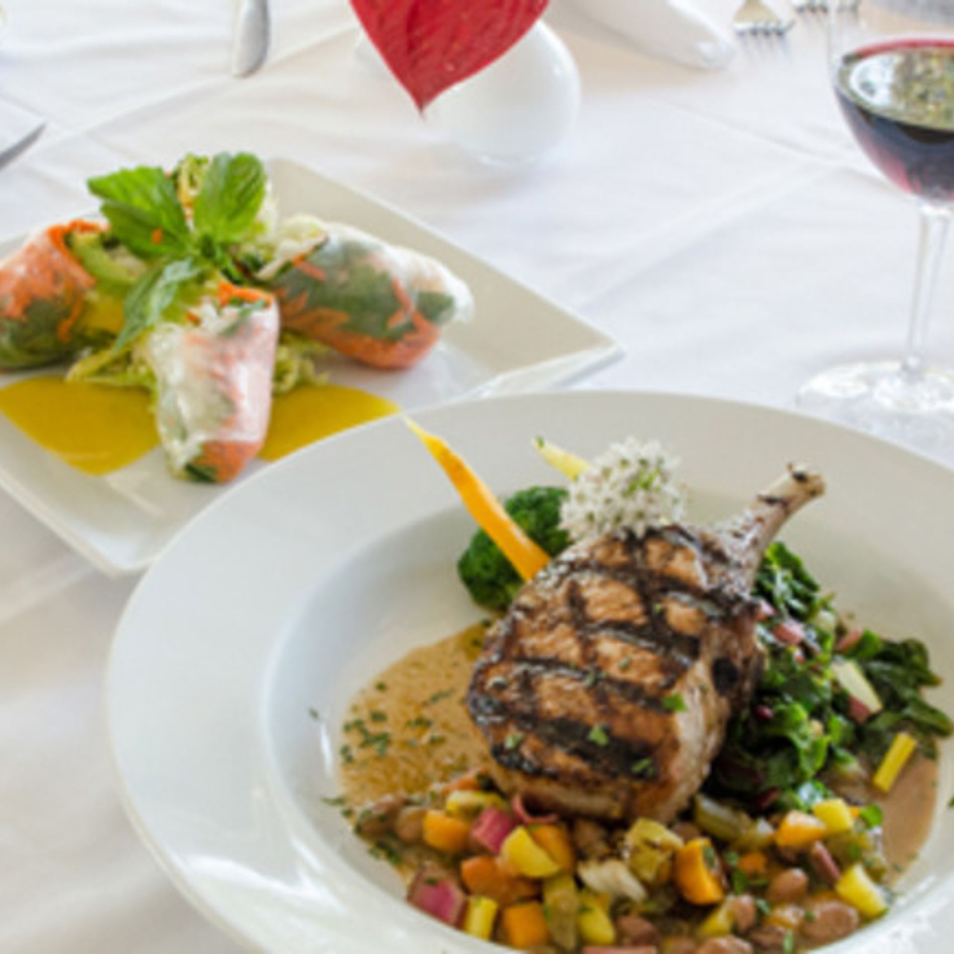 Zookers Restaurant creates a relaxed atmosphere with a creative seasonal menu. Its California
