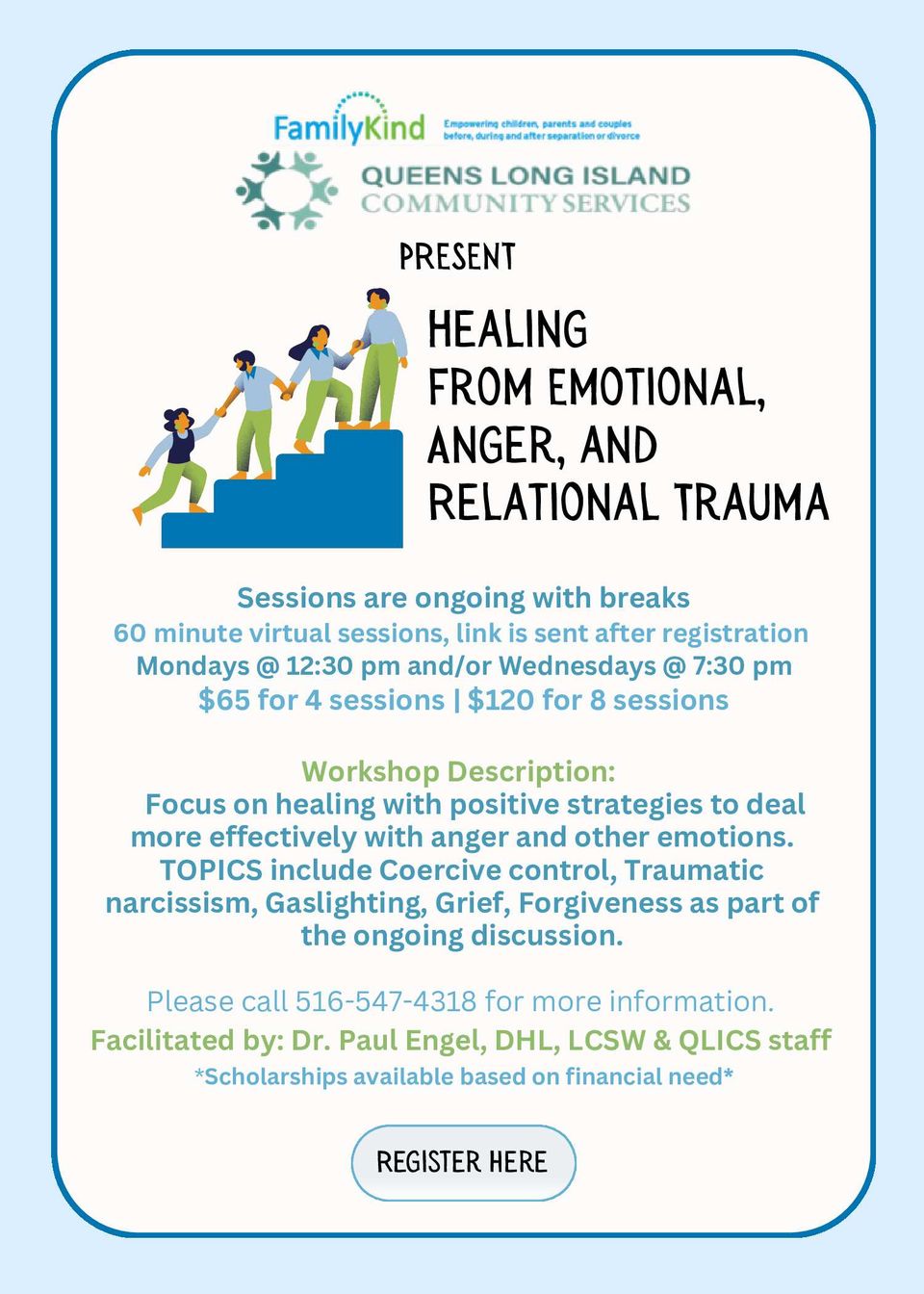 Ongoing heart flyer with link