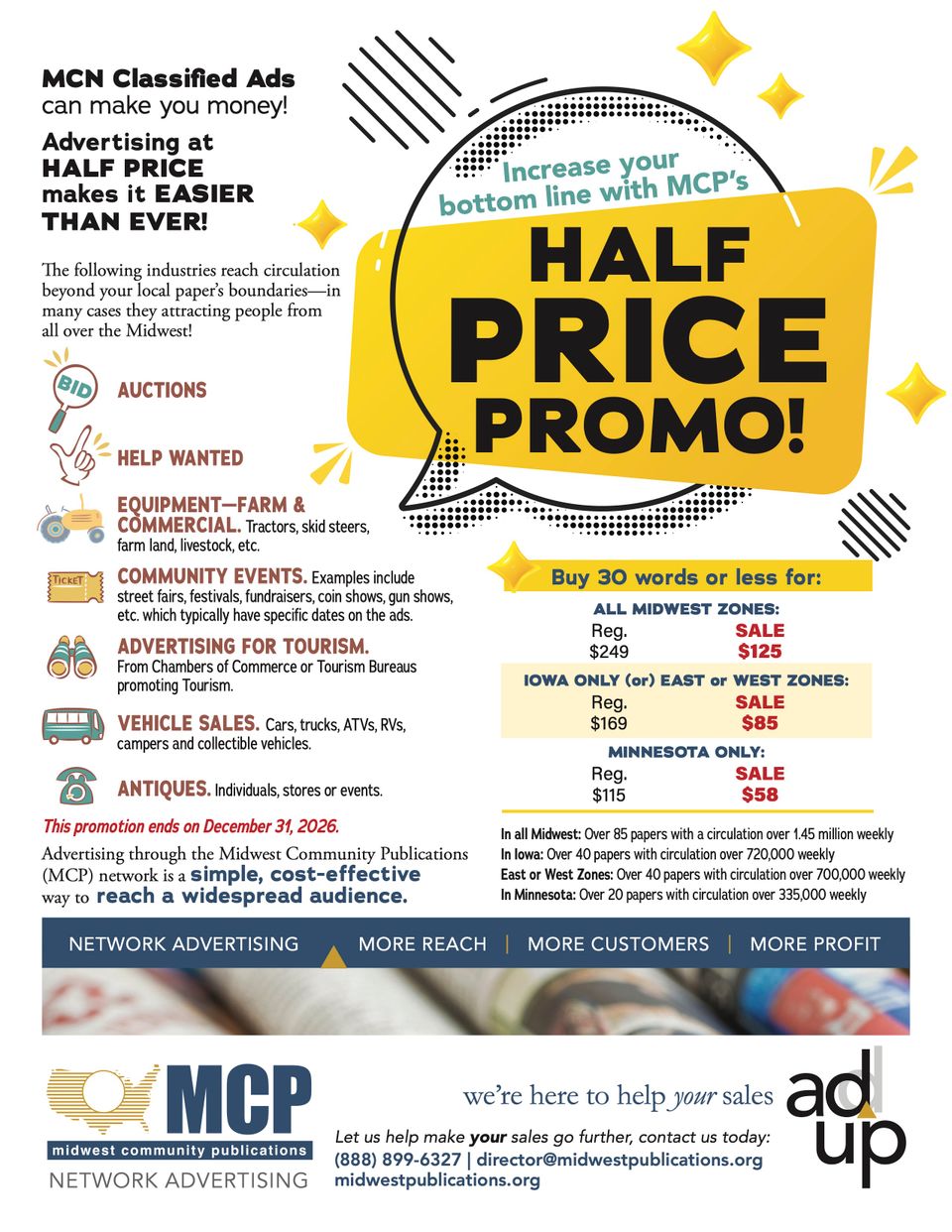 Mcp halfprice mcn overview