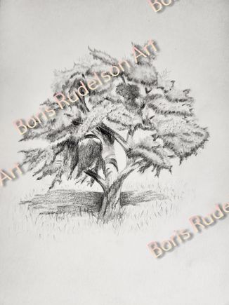 Pencil. Tree
