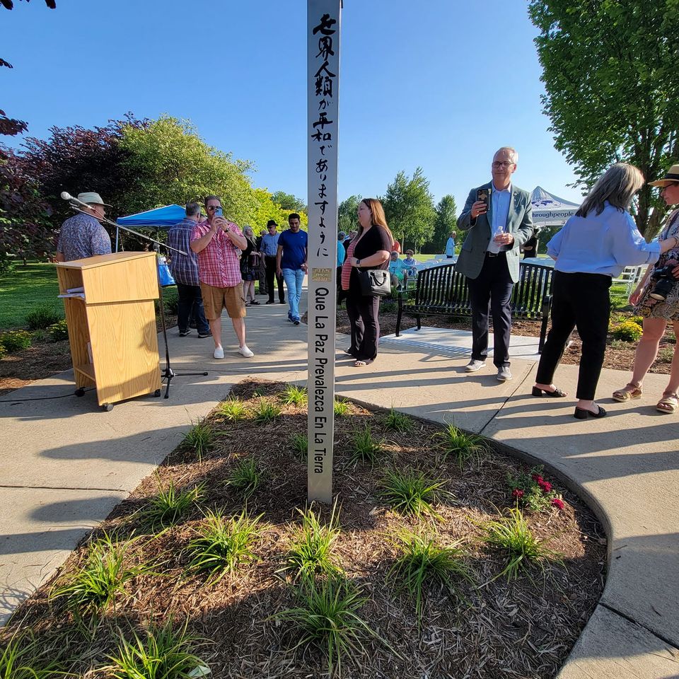 Rotary peace pole dedication 6