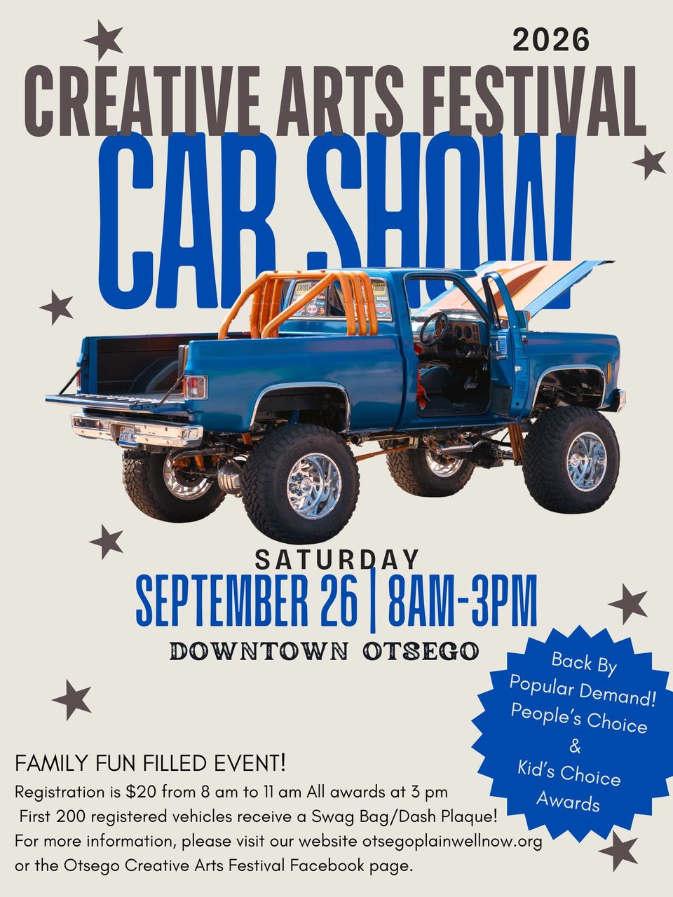 Car show 2026 creative arts festival updated.pdf