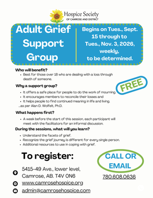 Adult support group sept oct nov 24