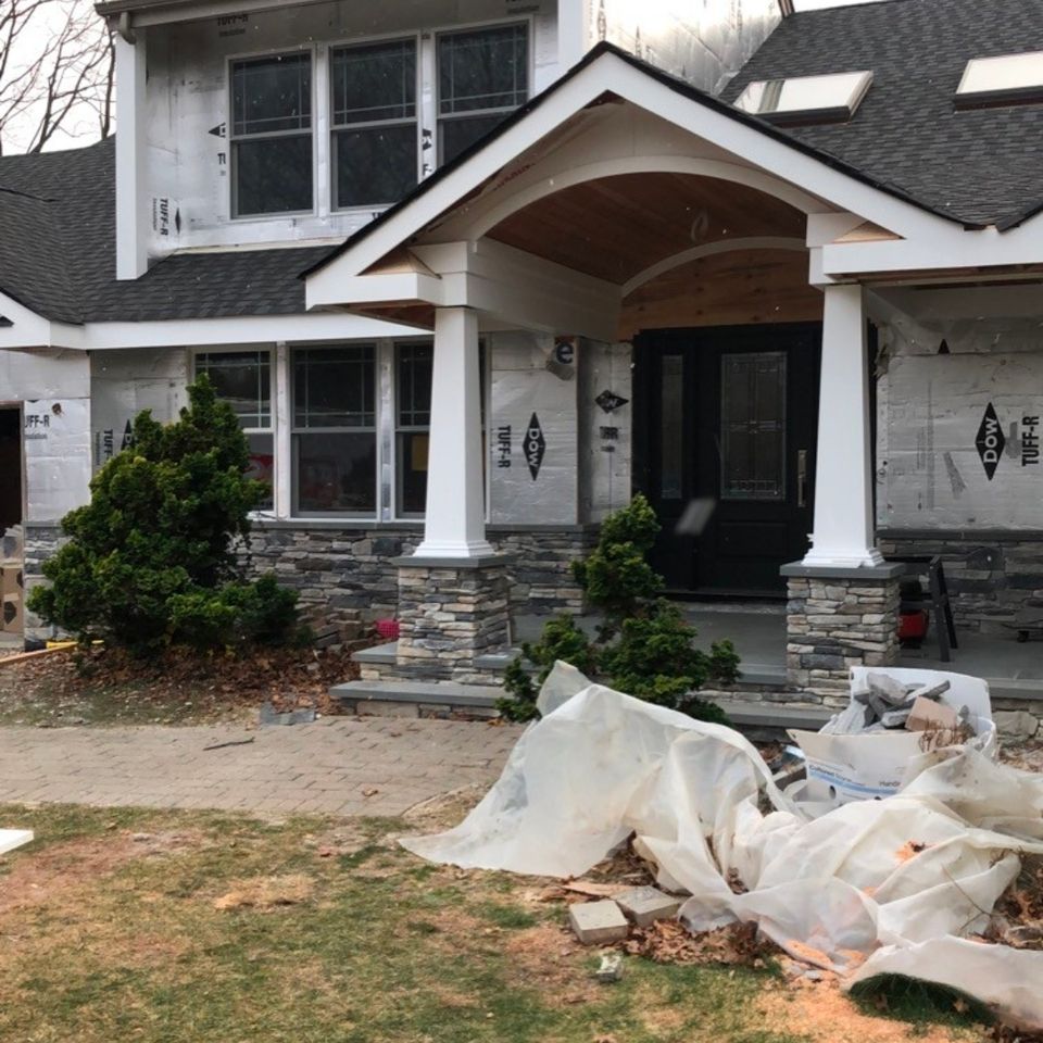 Masonry and hardscaping job done by J.B.T Contracting of Suffolk County, NY