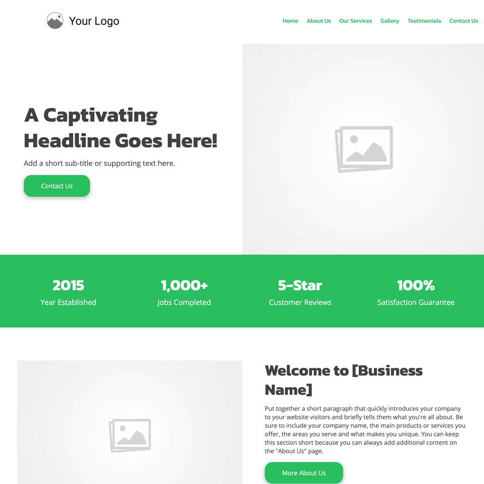 Blank canvas grid website design theme