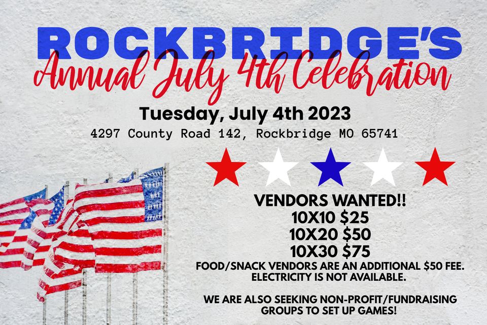 July 4th 2023 vendors wanted