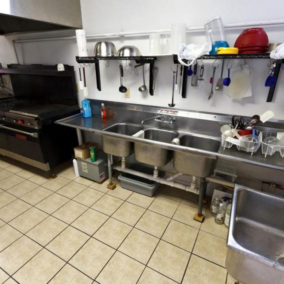 Full commercial kitchen