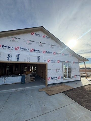 Exterior sheetrock 2