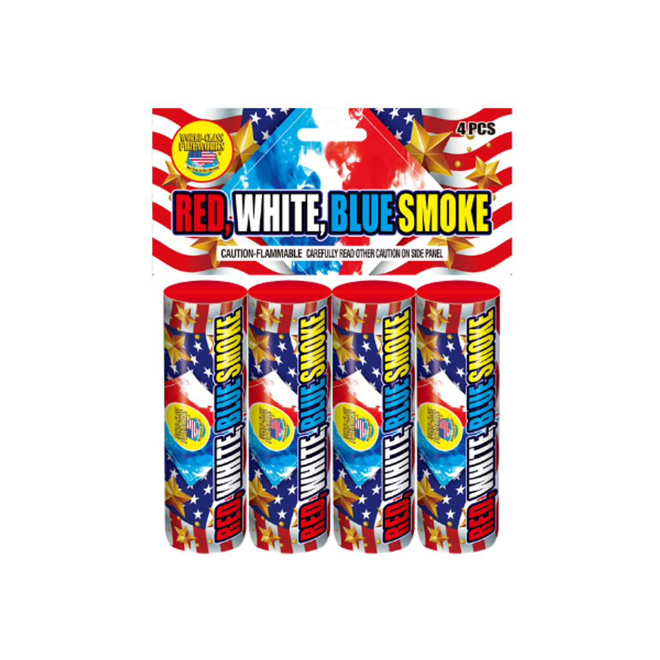 Red white blue smoke cv